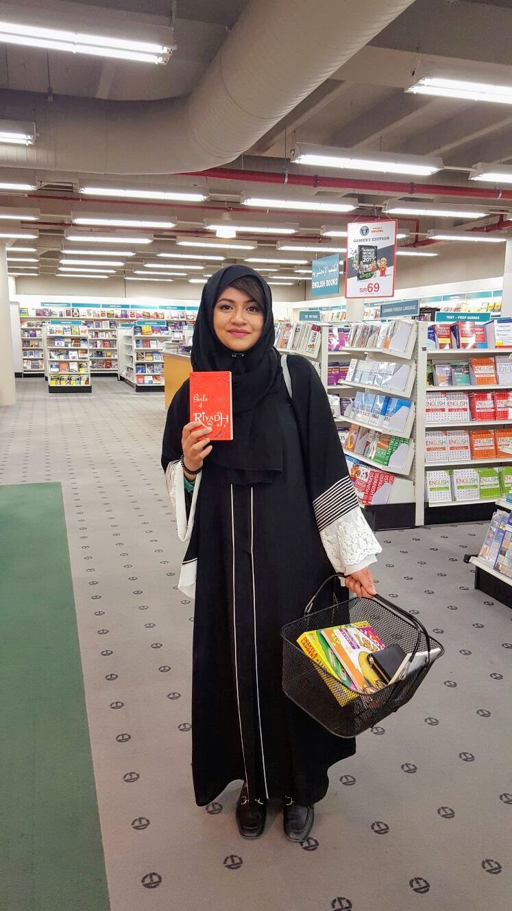 Getting my goodies from Jarir Book Store